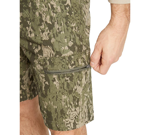 Bass Outdoor Men's Deep Lichen Pro-Cargo Ripstop Printed Cargo Short | Bass Outdoor In Lebanon