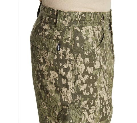 Bass Outdoor Men's Deep Lichen Pro-Cargo Ripstop Printed Cargo Short | Bass Outdoor In Lebanon