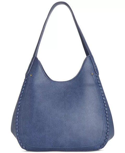 Style & Co Women's Navy Whip-Stitch Soft 4-Poster Shoulder Bag |Style & Co In Lebanon