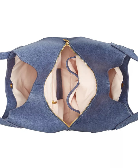 Style & Co Women's Navy Whip-Stitch Soft 4-Poster Shoulder Bag |Style & Co In Lebanon