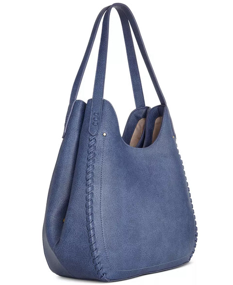 Style & Co Women's Navy Whip-Stitch Soft 4-Poster Shoulder Bag |Style & Co In Lebanon
