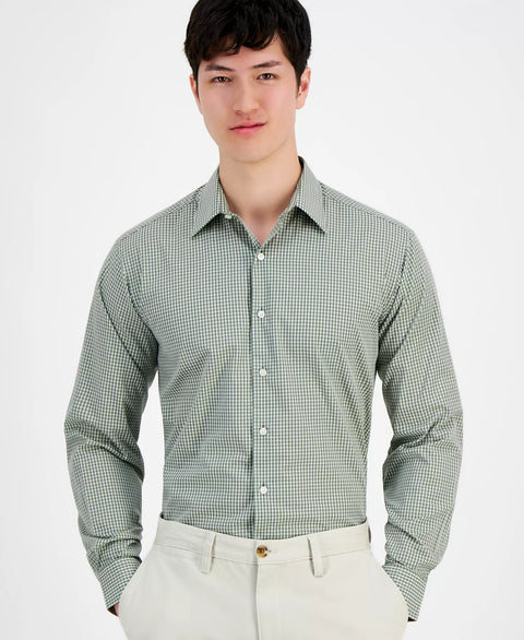 Club Room Men's Harbor Mist Regular-Fit Dress Shirt | Club Room in Lebanon
