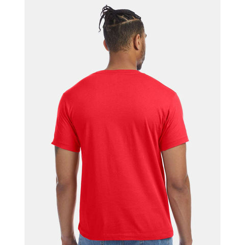 Alternative Men's Red Crew Neck Cotton T-Shirt | Alternative In Lebanon