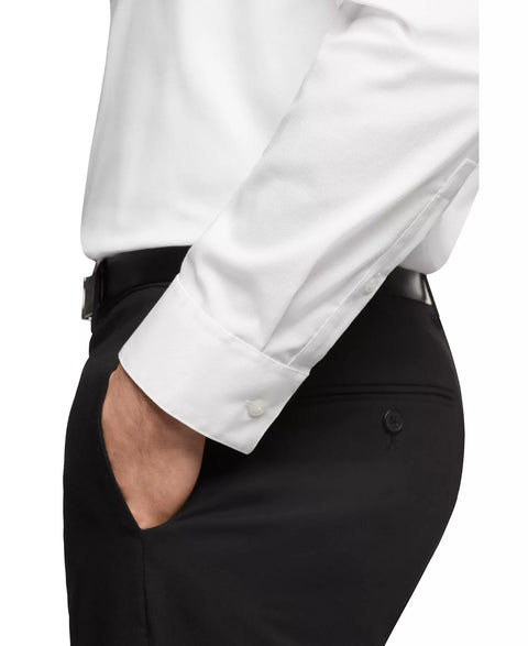 Calvin Klein Men's White Infinite Regular-Fit Dress Shirt | Calvin Klein In Lebanon