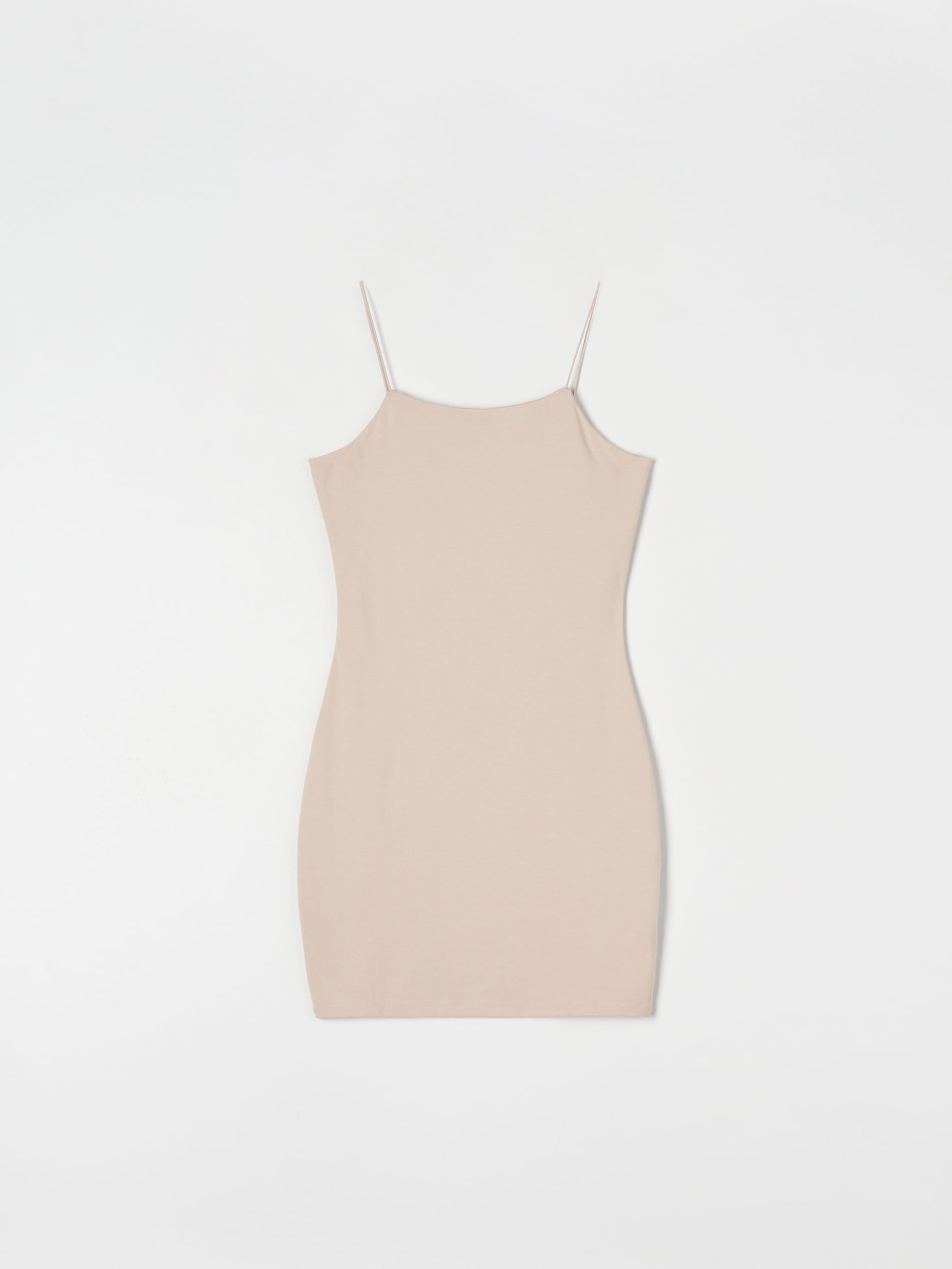 Sinsay Women's Beige Cami  Mini Dress | Sinsay in Lebanon