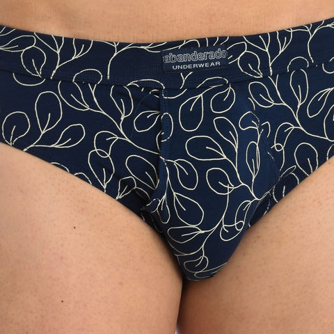 Abanderado Men's Light Blue/Navy Classic Underwear in Pack 2 Briefs | Abanderado in Lebanon