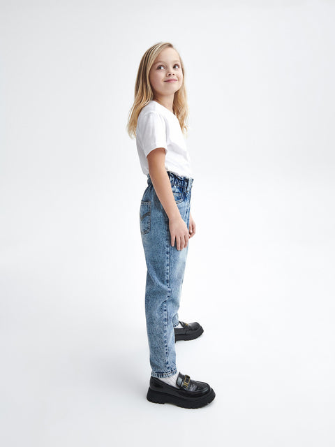 Reserved Girl's Blue Classic Denim Baggy | Reserved  In Lebanon