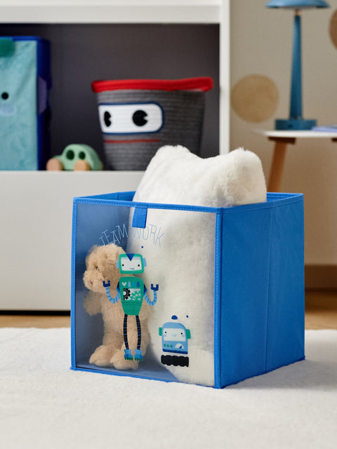 Sinsay Blue Storage Box 30cm x 30cm x 30cm | Sinsay In Lebanon