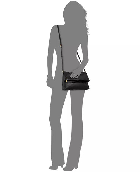 Style & Co Women's Black Whipstitch East West Flap Small Crossbody |Style & Co In Lebanon