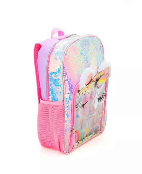 Rainbow Sugar Girl's Pink Unicorn Backpack & Stationary Set | Rainbow Sugar In Lebanon