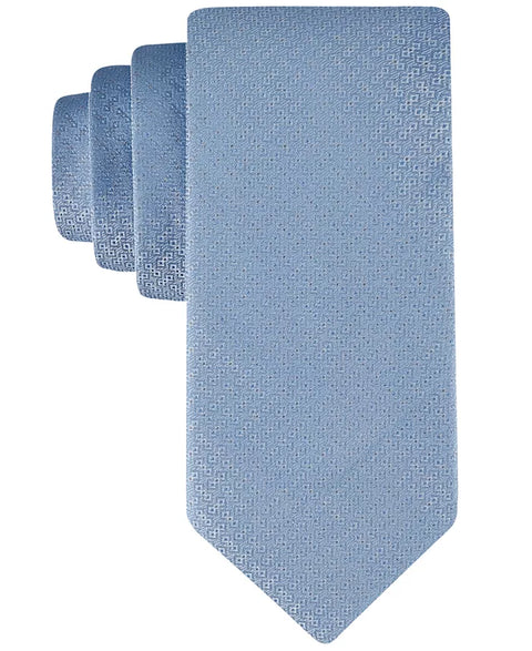 Calvin Klein Men's Dusty Blue Santiago Textured Tie | Calvin Klein In Lebanon