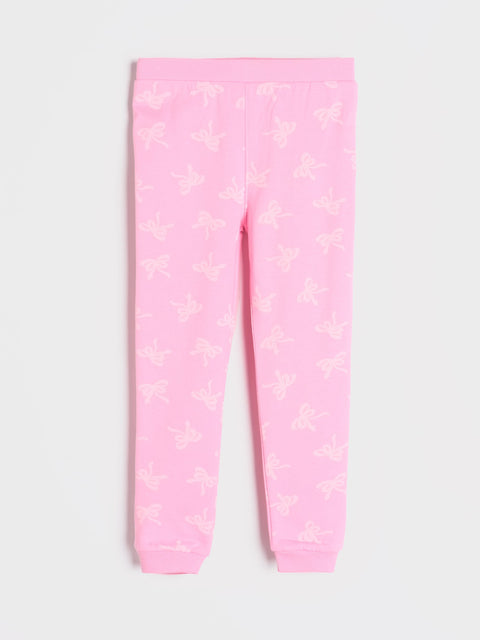 Sinsay Girl's Pink/Light Blue Cotton-Blend Pants 2-Pack | Sinsay In Lebanon