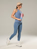 Sinsay Women's Steel Blue Sports Leggings | Sinsay In Lebanon