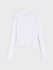 Sinsay Girls White ribbed blouse AYA