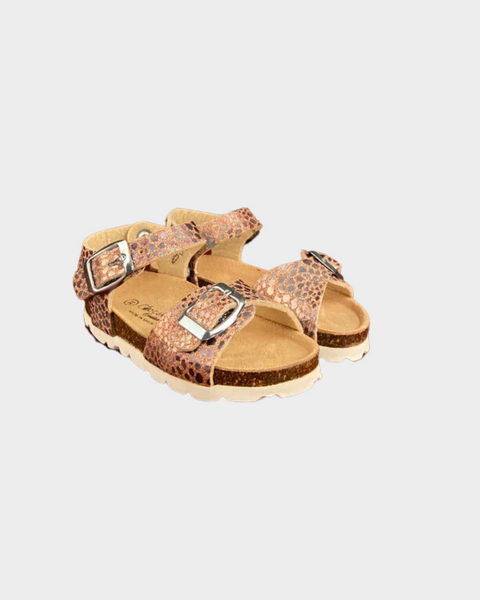 Cupcake Couture Girl's Rose Gold Patterned Sandals 4032121 (shr)