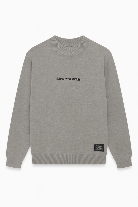 Rebel Men's Grey Turtleneck Sweater | Rebel In Lebanon