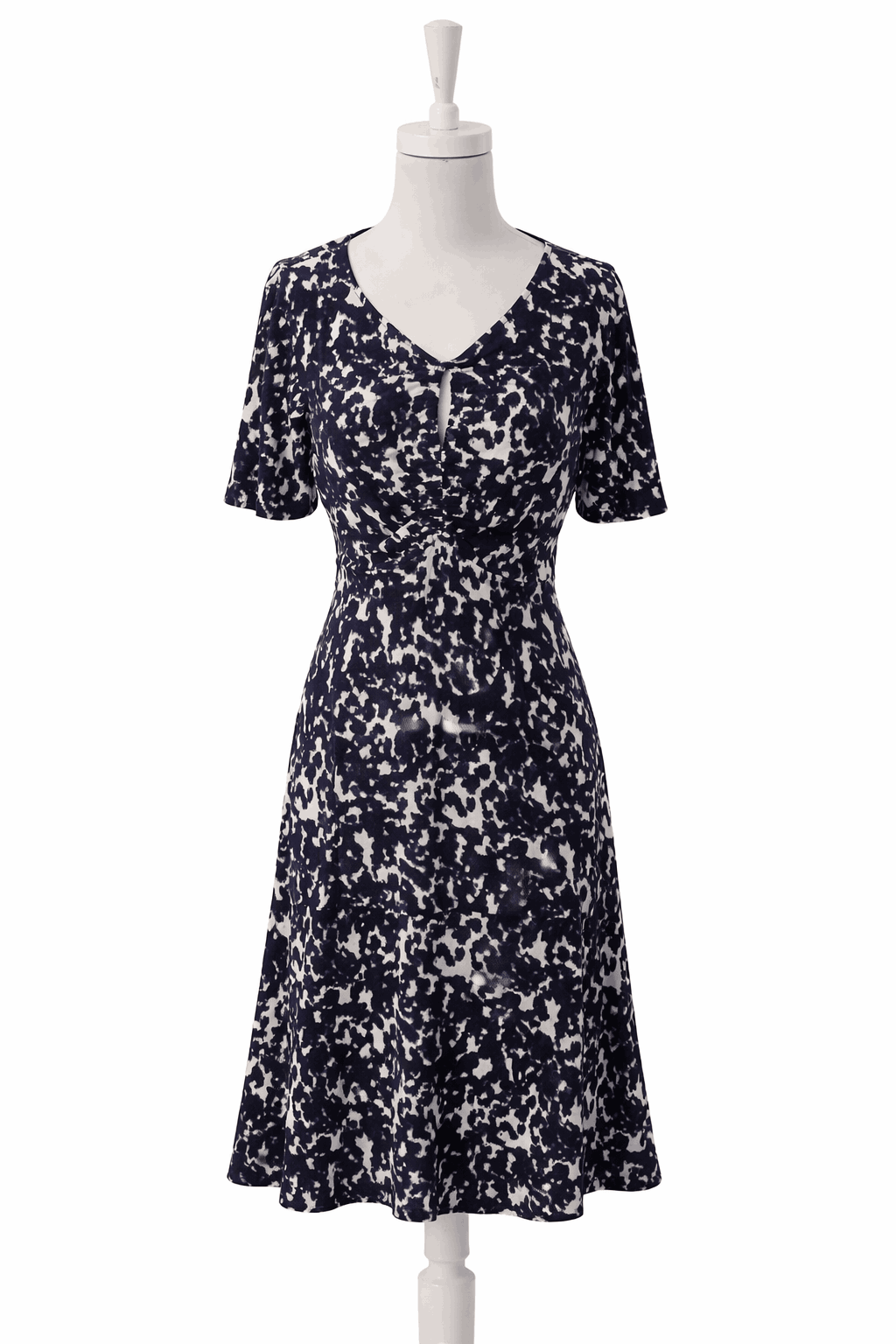 Michael Kors Women's Navy & White Leopard Print Dress | Michael Kors In Lebanon