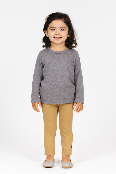 POMPdeLUX Girl's Beige Sweatpants |POMPdeLUX in Lebanon