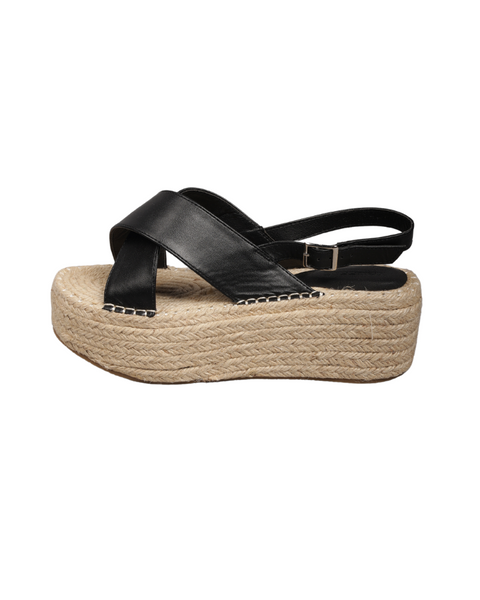 Truffle Collection Women's Black Sandal 100544980  AMS120 Shoes7 shr(ST2)