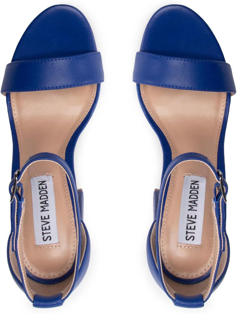Steve Madden Women's Blue Leather Carrson Heels |Steve Madden In Lebanon