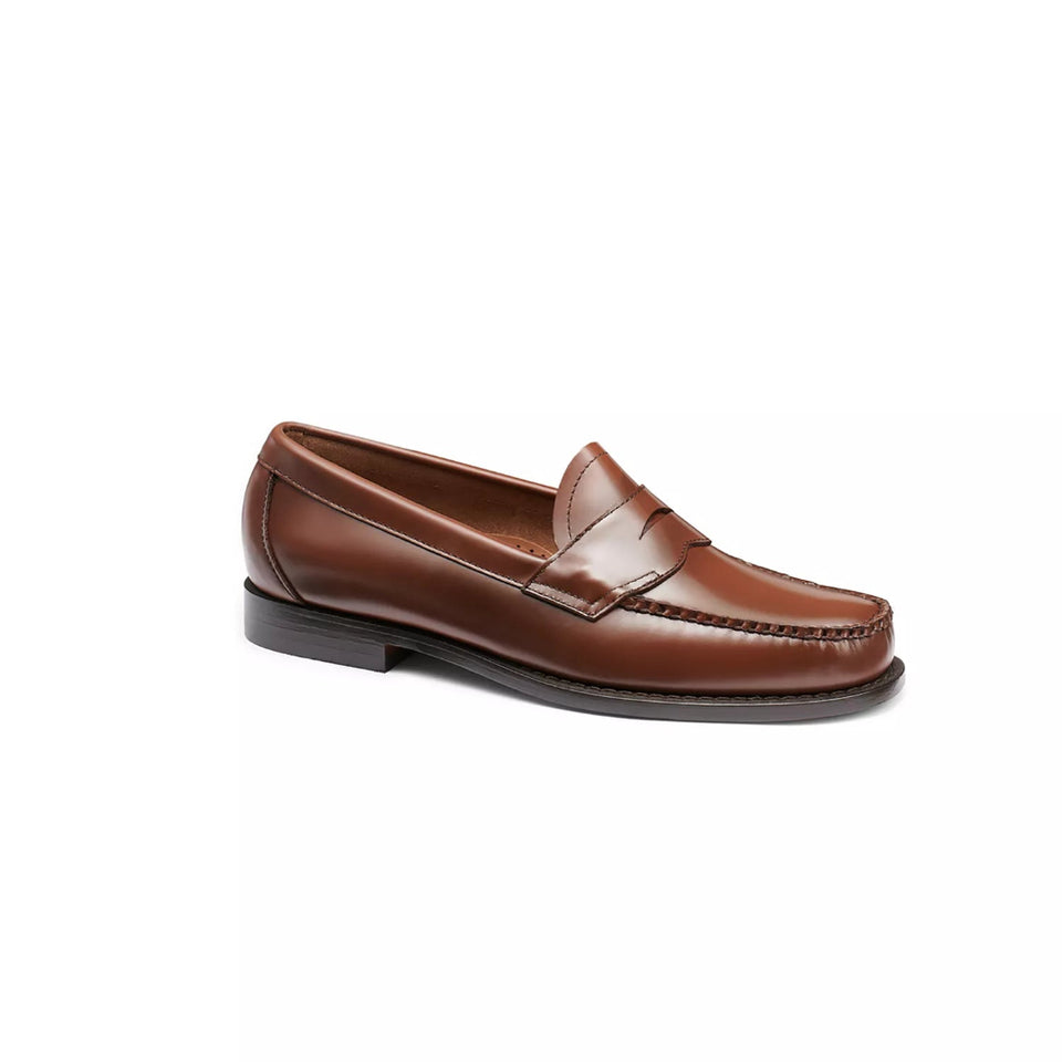 G.H.BASS Men's Brown Logan Penny Loafers