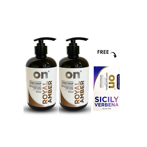 On Gentle Cleanser Liquid Hand Soap 500ml x 2pcs +Bar Soap Free | On In Lebanon