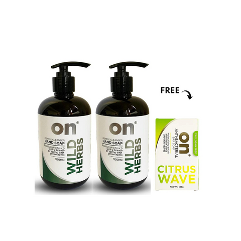 On Gentle Cleanser Liquid Hand Soap 500ml x 2pcs +Bar Soap Free | On In Lebanon
