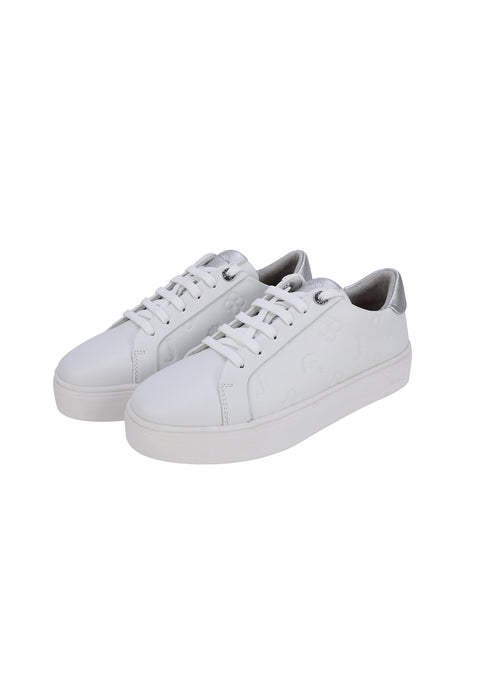 Joop Women's White & Silver Decoro Unico New Daphnel Sneakers | Joop In Lebanon
