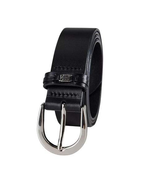 Tommy Hilfiger Women's Black Signature Leather Jean Belt|Tommy Hilfiger In Lebanon