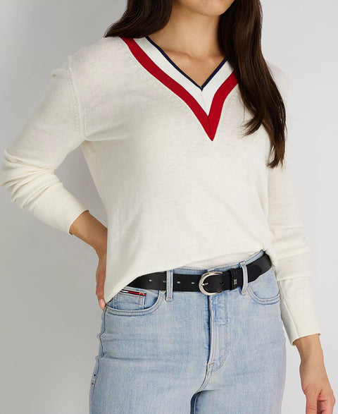 Tommy Hilfiger Women's Black Signature Leather Jean Belt|Tommy Hilfiger In Lebanon