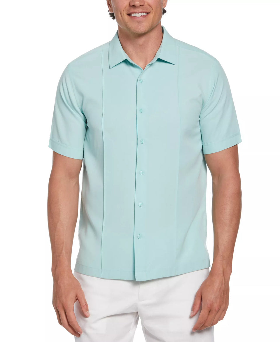 Cubavera Men’s Mint Green Textured Short-Sleeve Shirt | Cubavera in Lebanon