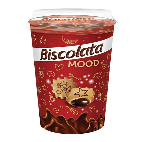 Biscolata Biscolata Mood Cookies With Chocolate Filling 125G