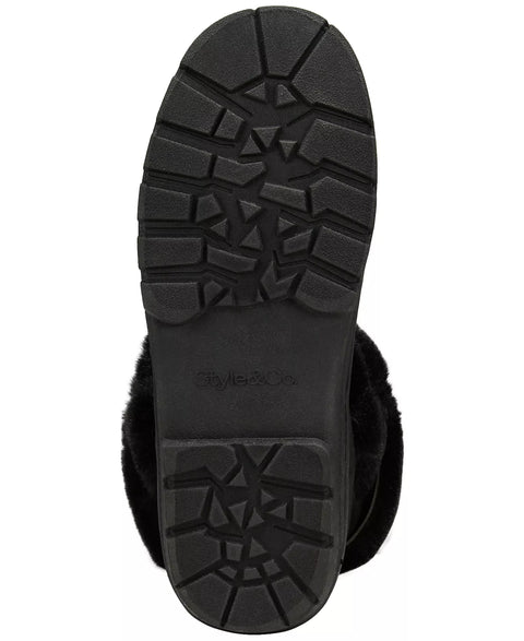 Style & Co Women's Black  Witty Winter Boots  |Style & Co  in Lebanon