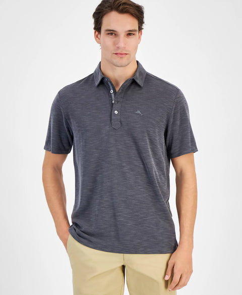 Tommy Bahama Men's Black Golden Sands Short-Sleeve Polo T-Shirt  | Tommy Bahama  in Lebanon