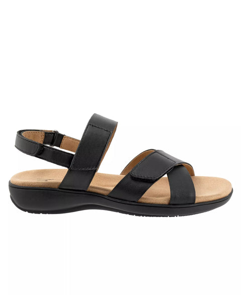 Trotters Women's Black River Sandals  | Trotters in Lebanon