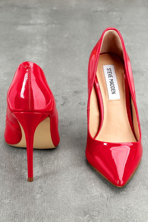 Steve Madden Women's Red Daisie Heels | Steve Madden In Lebanon