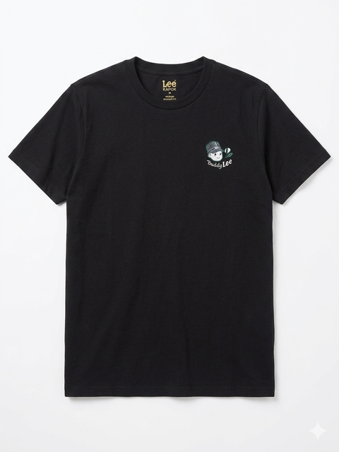 Lee Men's Black Printed T-Shirt | Lee In Lebanon