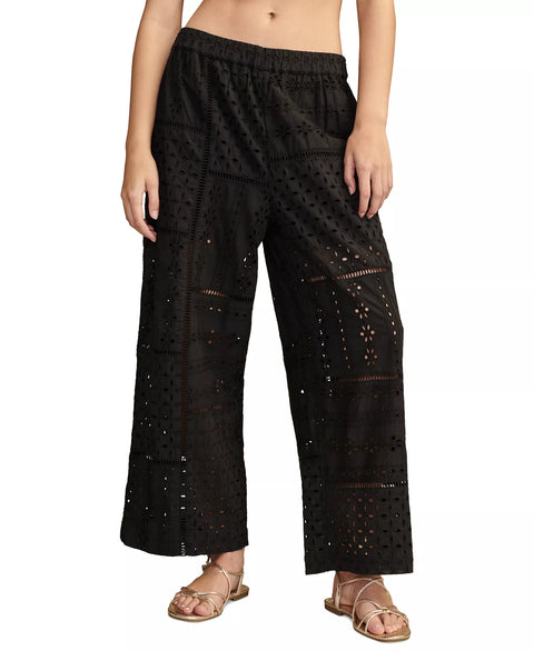 Lucky Brand Women's Black Schiffli Eyelet Matchback Pants | Lucky Brand In Lebanon