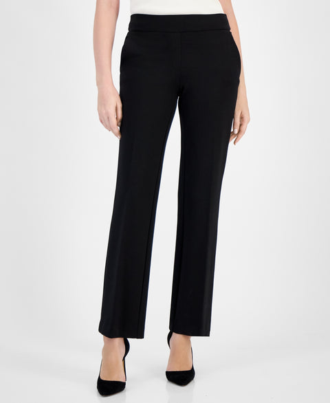 Anne Klein Women's Black Mid-Rise Pull-On Pants | Anne Klein In Lebanon