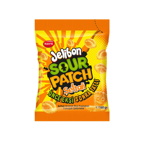 Jelibon Sour Patch Kids Peach Soft & Chewy Candy 80g | Jelibon In Lebanon