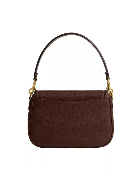 Coach Women's Brown Legacy Small Pebble Leather Shoulder Bag | Coach In Lebanon