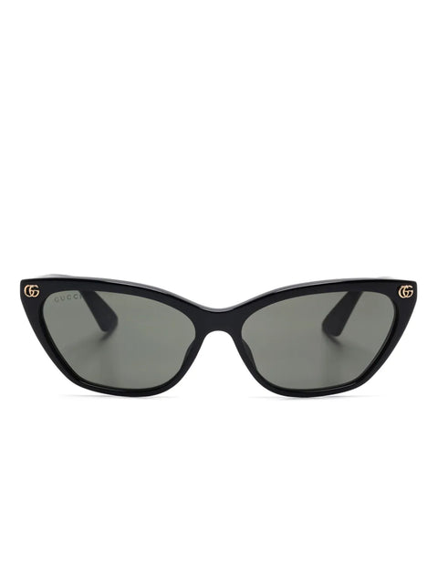 Gucci Women's Black Geometric Frame Specifications Sunglasses | Gucci In Lebanon