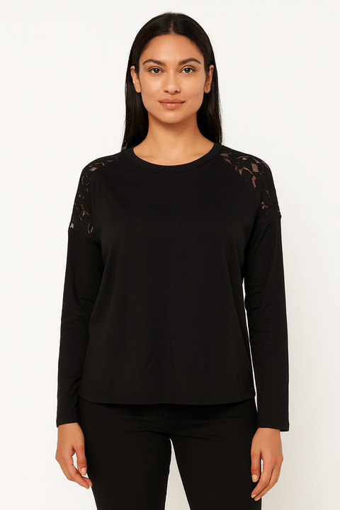 Hailys Women's Black Long Sleeve Blouse | Hailys In Lebanon