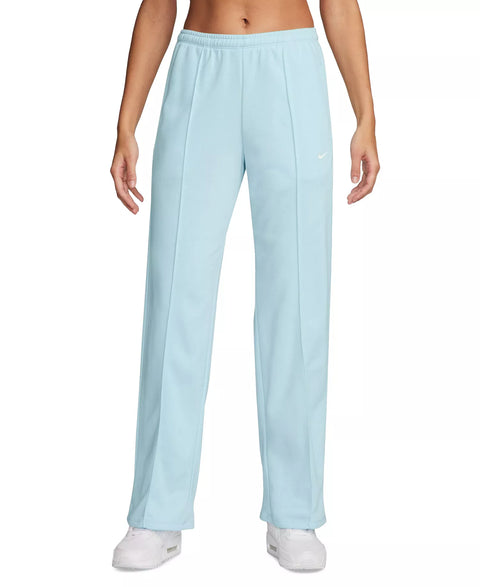 Nike Women's  Baby Blue Sportswear Chill French Terry Open-Hem Sweatpants | Nike in Lebanon