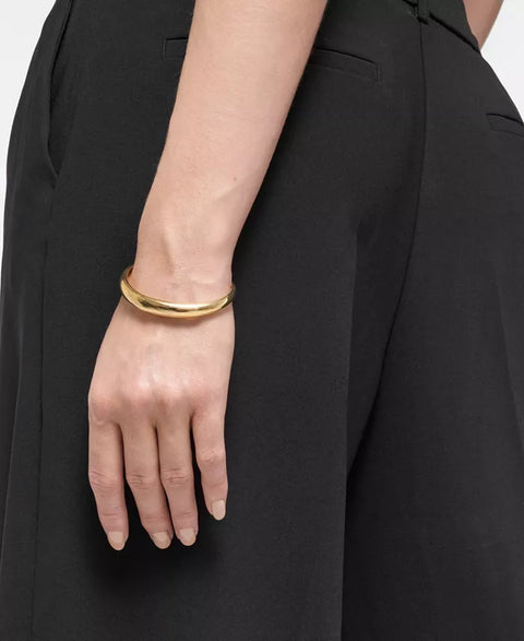 Adornia Women's Gold Tarnish Resistant Gold Dome Cuff Bracelet | Adornia In Lebanon