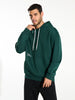 Sinsay Men's Dark Green Regular Fit Long Sleeves Hoodies | Sinsay In Lebanon