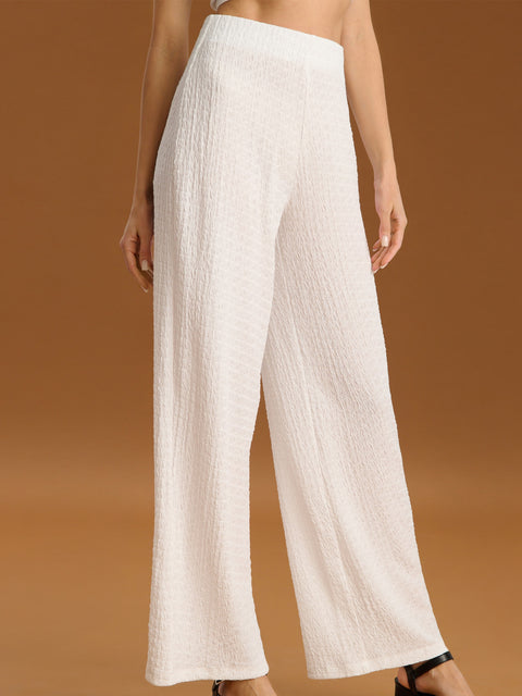 Sinsay Women's White Regular Pants | Sinsay in Lebanon