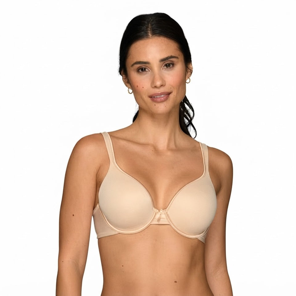 Vanity Fair Women's Nude Convertible Straps Full Coverage Underwire Bra