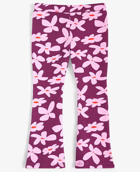 Epic Threads Baby Girl's Magenta Purple Groovy Floral-Print Flared Pants | Epic Threads  in Lebanon