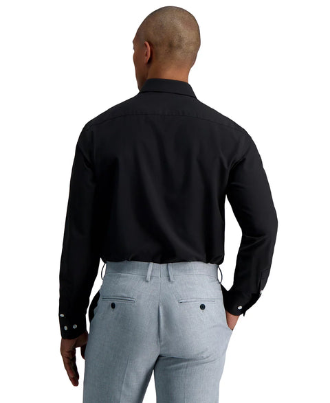 Haggar Men’s Black Smart Wash® Slim Fit Dress Shirt | Haggar In Lebanon